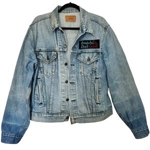 Levi's Vintage 80’s Denim Trucker Jacket with Grateful Dead Patches XL